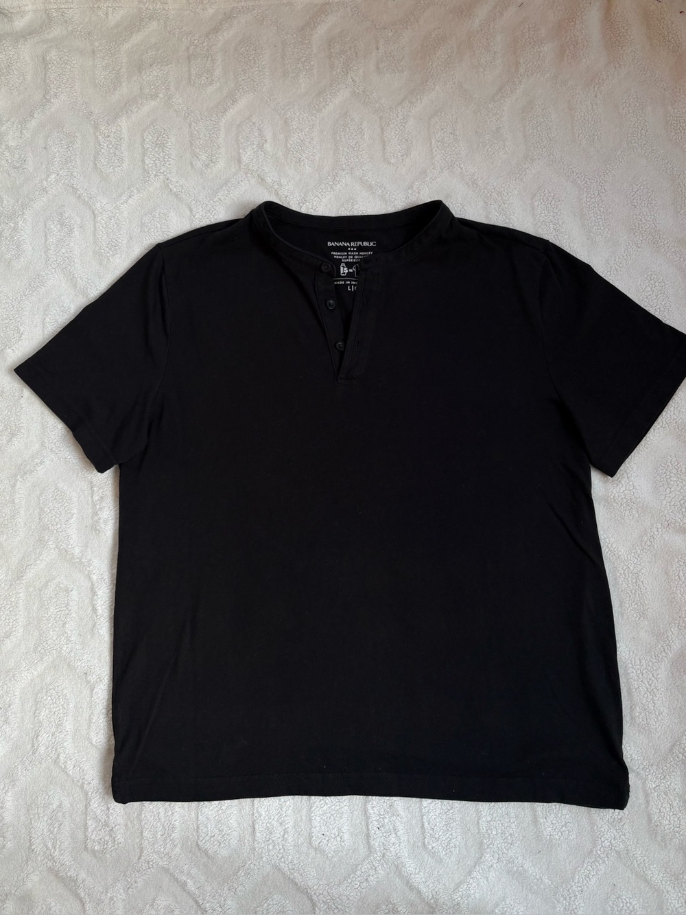 Banana Republic Premium Henley Short Sleeve